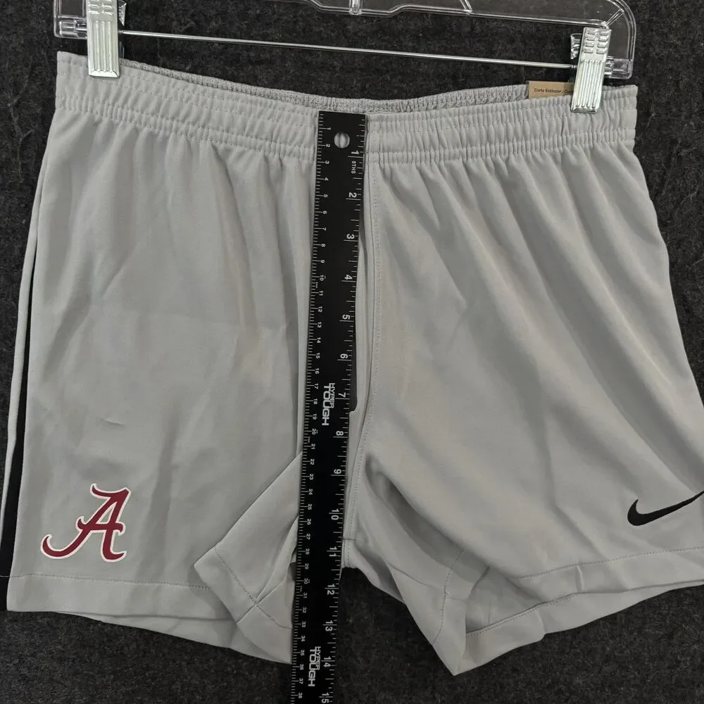 Alabama Crimson Tide Shorts Women's Small Gray Nike Dri-FIT Bama